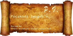 Poczkodi Imogén névjegykártya